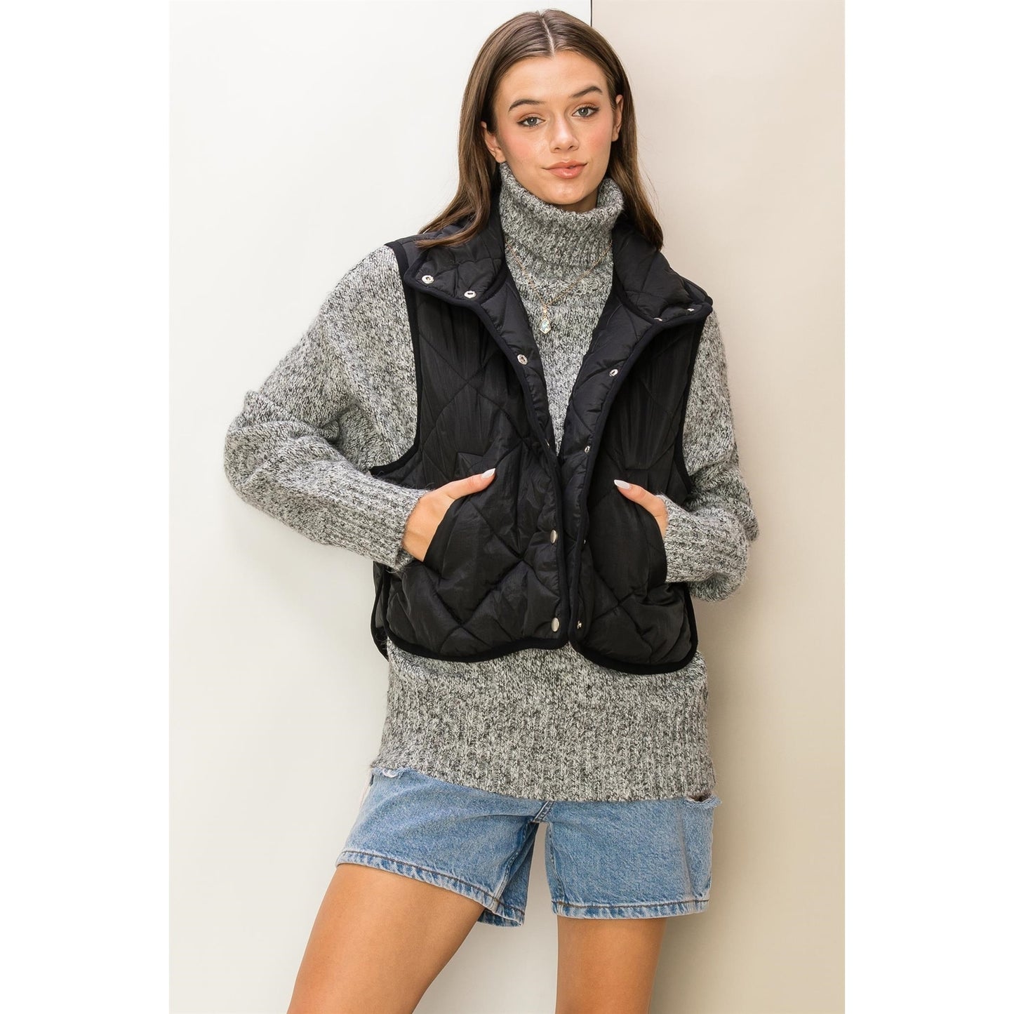 Quilted Puffer Vest