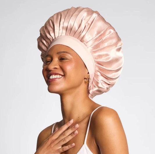 Satin Bonnet- Blush