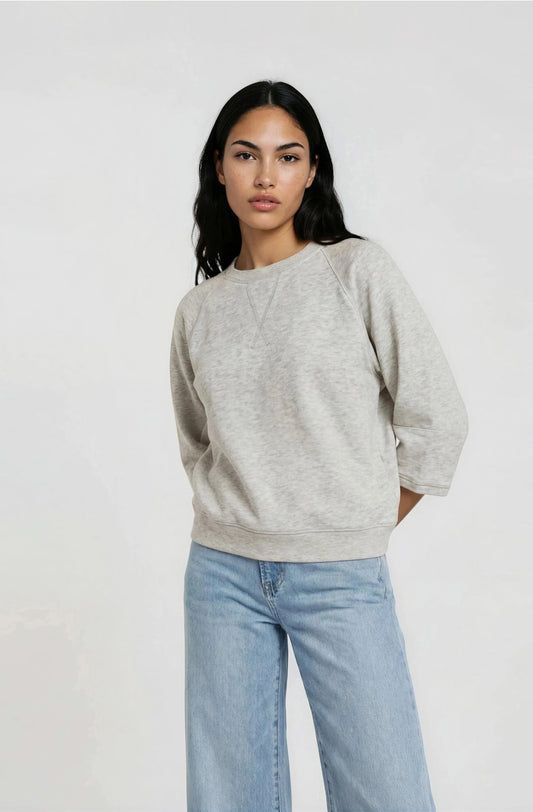 Oversized Side Slit Dolman Top
