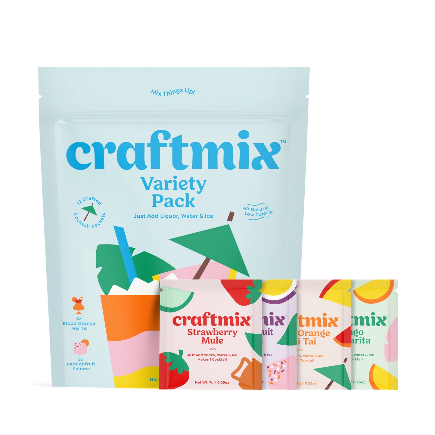 Variety Pack Cocktail Mixers - 12 Servings