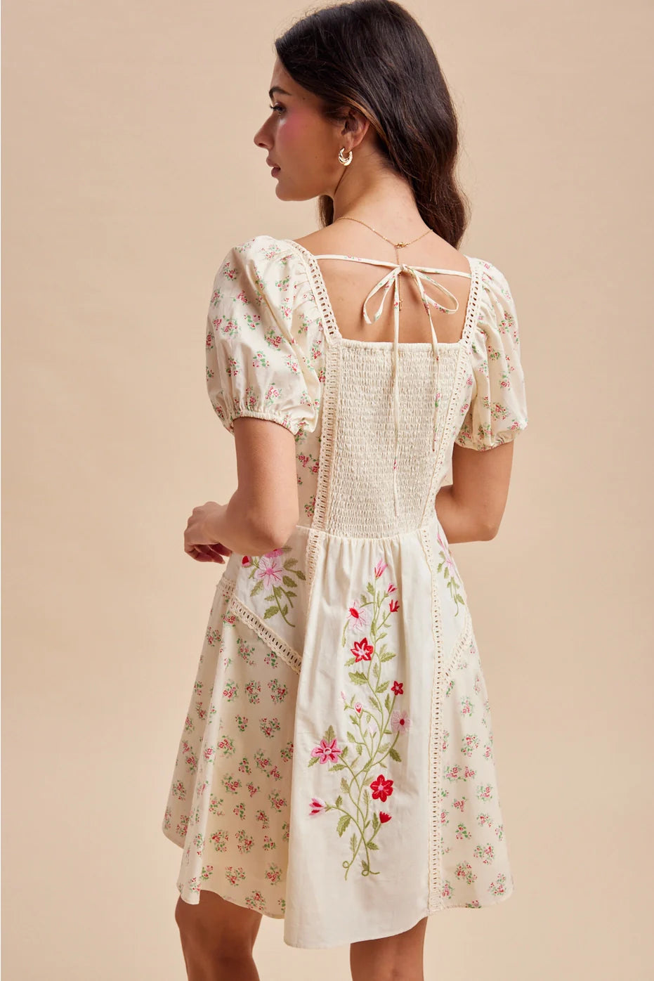 Embroidered Garden Mini