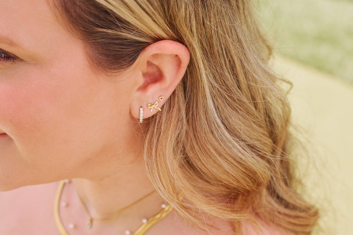 Gold Crystal Huggies