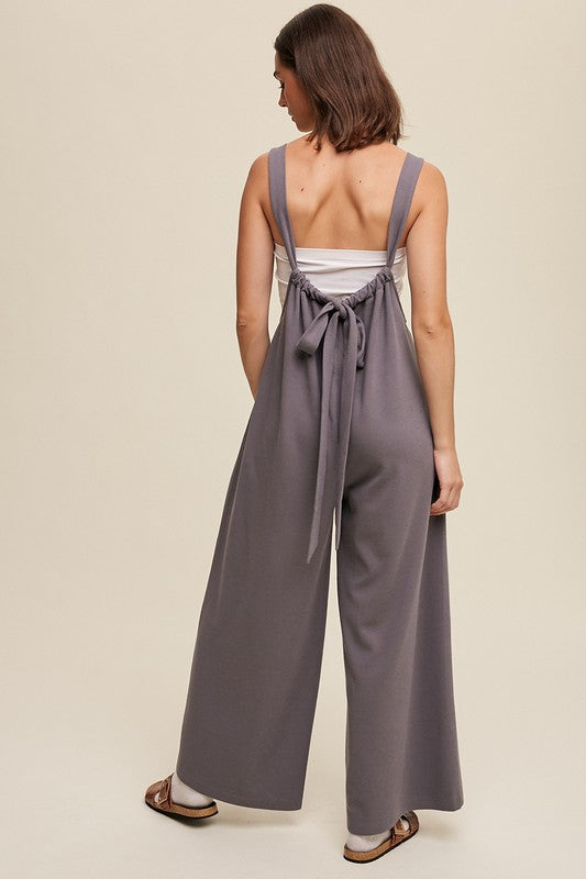 Drawstring Loose Fit Jumpsuit