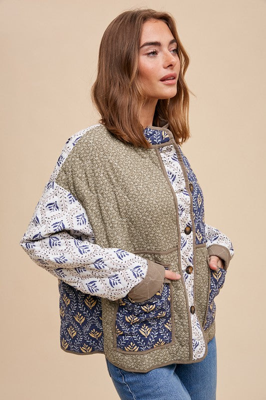 Patchwork Quilted Jacket