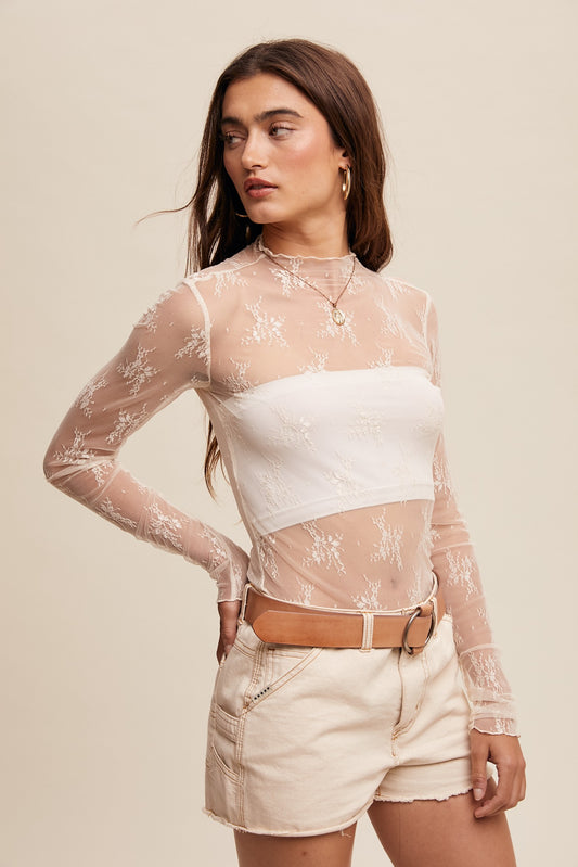 Lace Layering Top