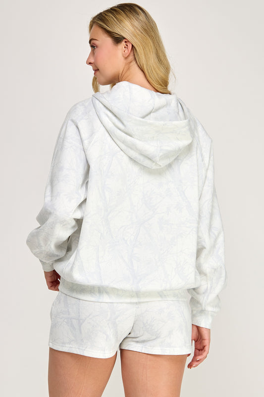 Camo Full Zip Hoodie