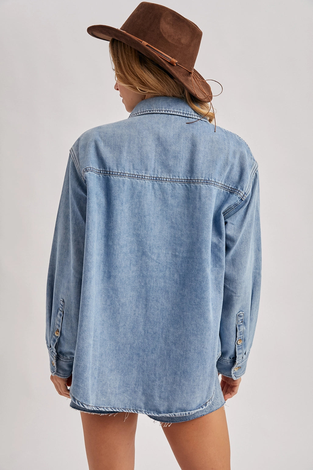 Denim Button Down Shirts