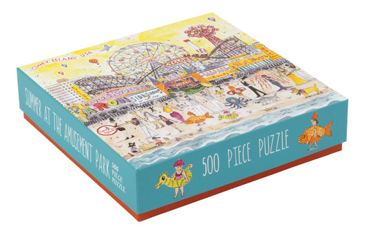 Summer At The Amusement Park 500 pc Puzzle
