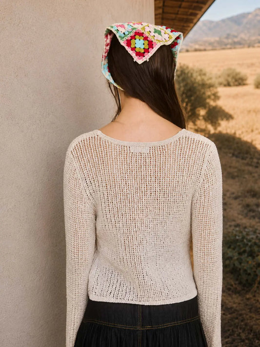 Crochet Bell Sleeve Cardigan