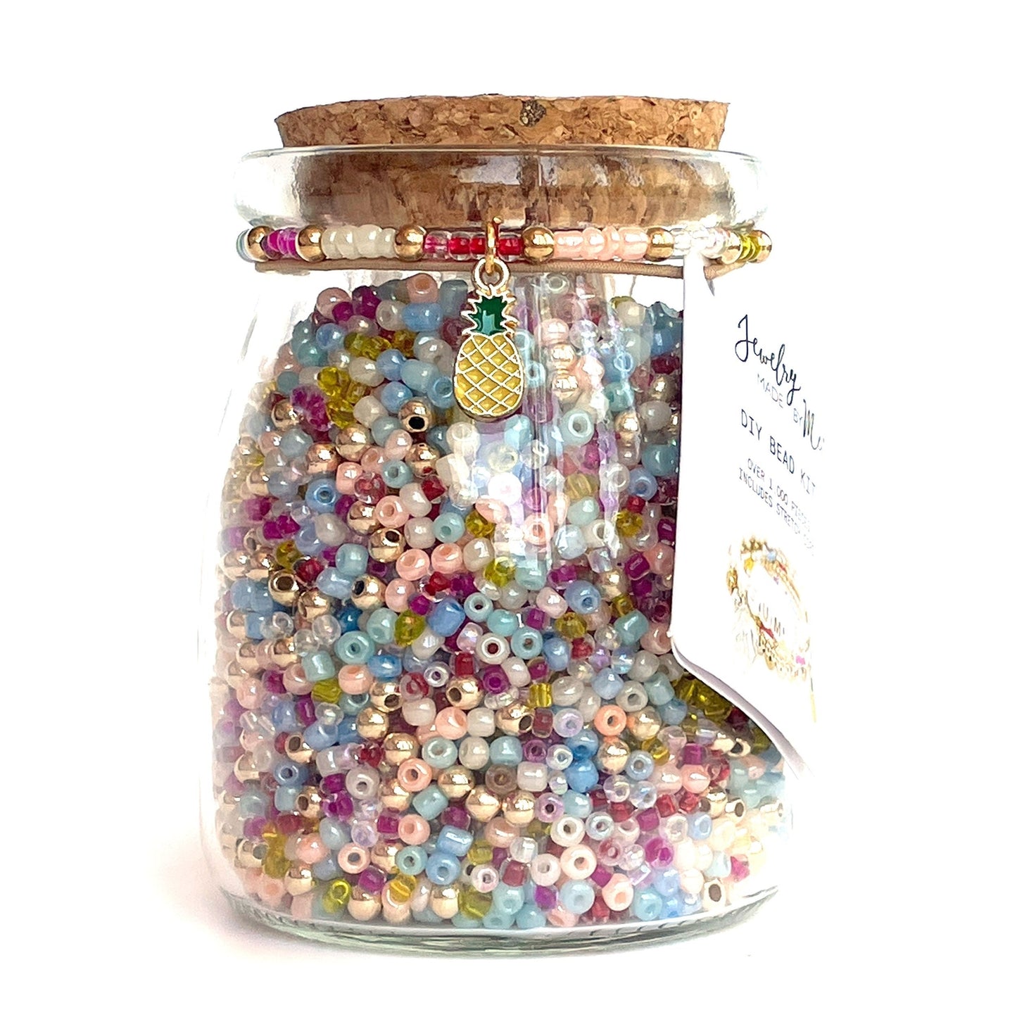 Pineapple Charm DIY Bead Kit