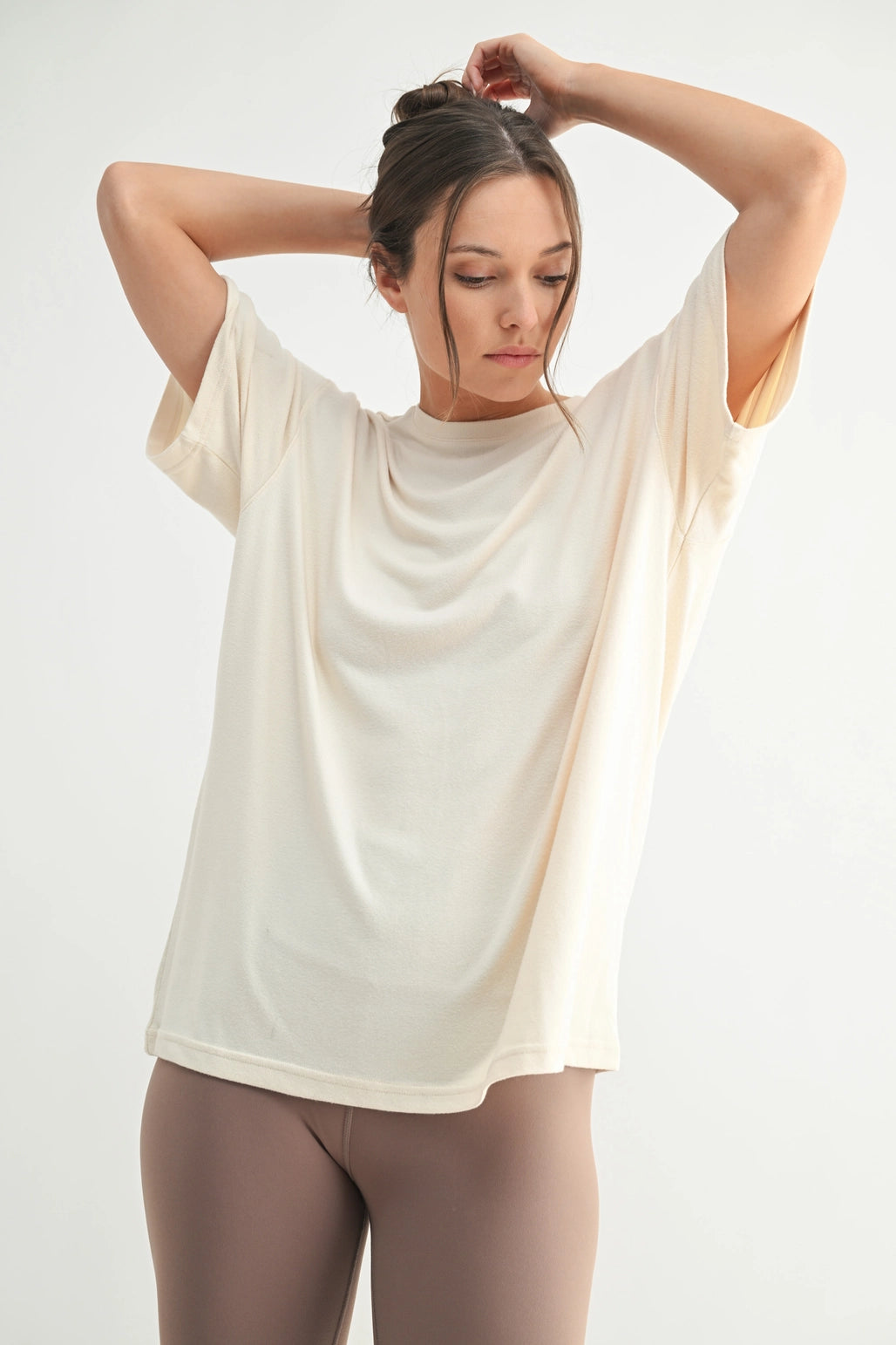 Brushed Oversized Boyfriend Tee
