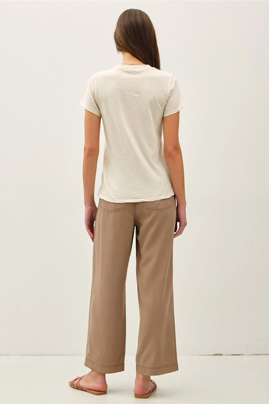 Acid Wash Cotton T-Shirt