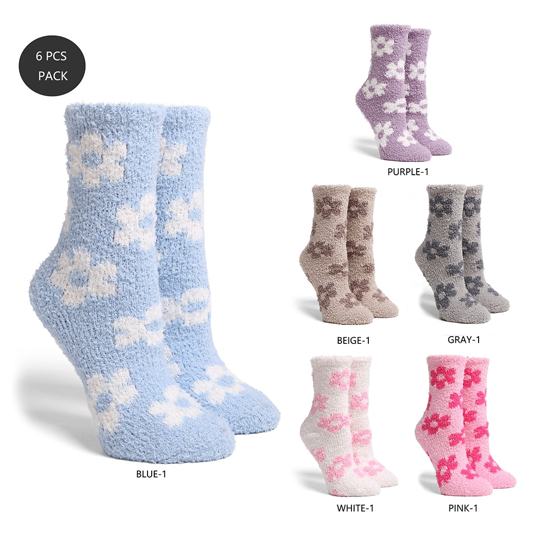 Soft Daisy Crew Socks