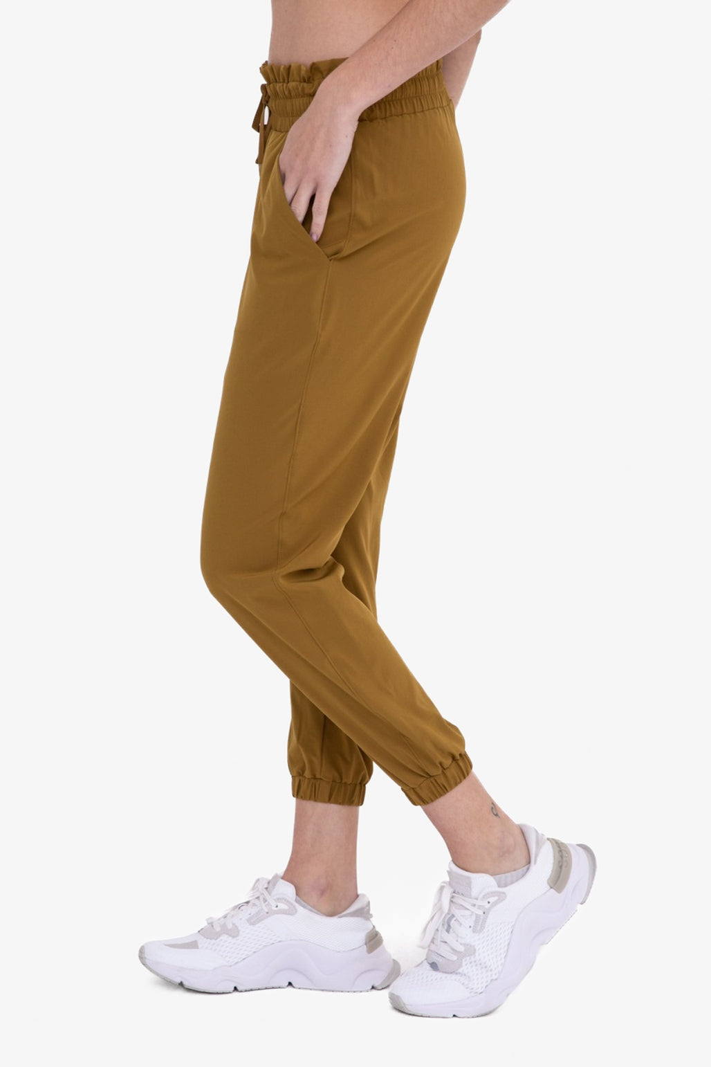 Cuffed High Waisted Joggers