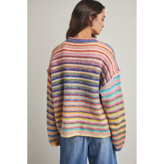 Sunset Stripe Cozy Knit