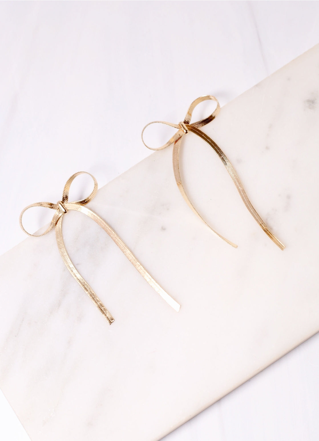 Connor Bow Earring - Gold