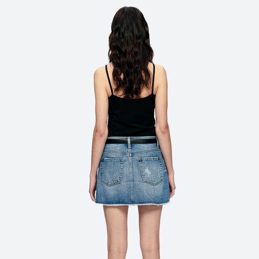 Denim Mini Skirt