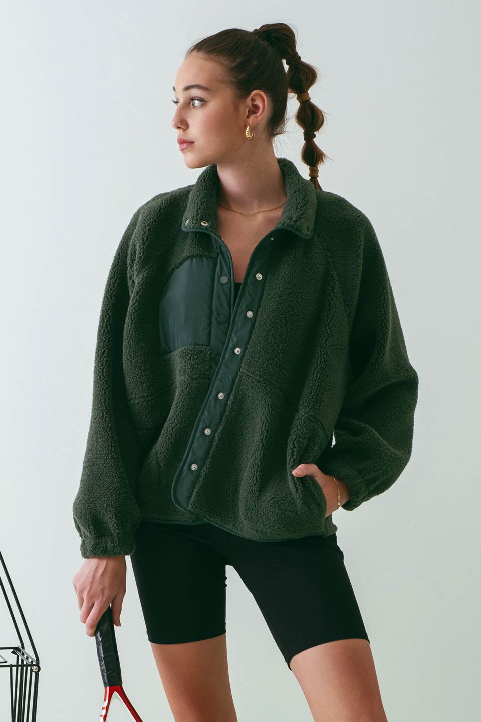 Button Fleece Jacket