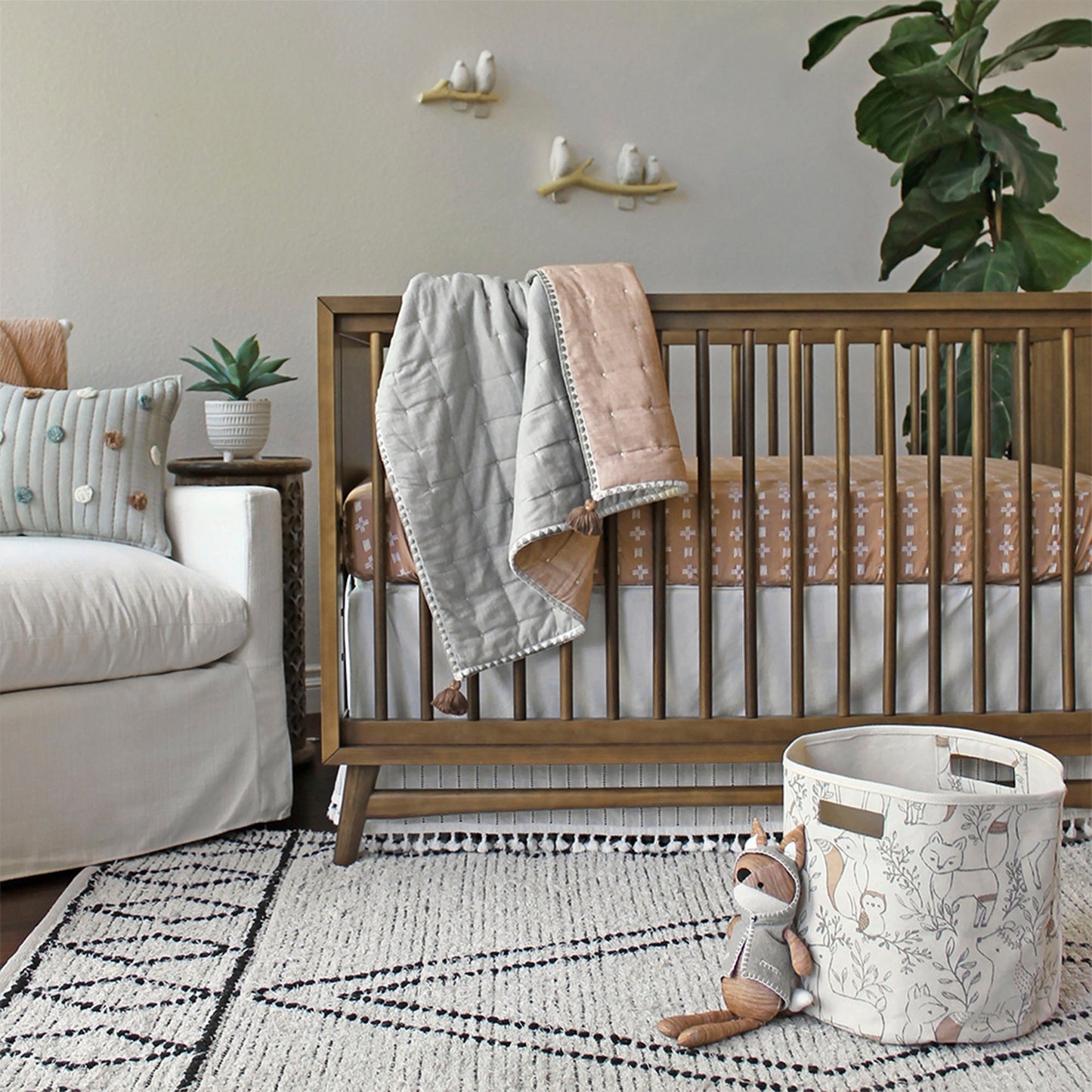 Crane Baby Ezra Storage Bin