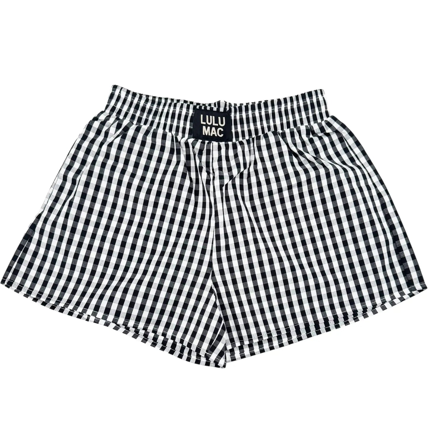 Black Gingham Boxers