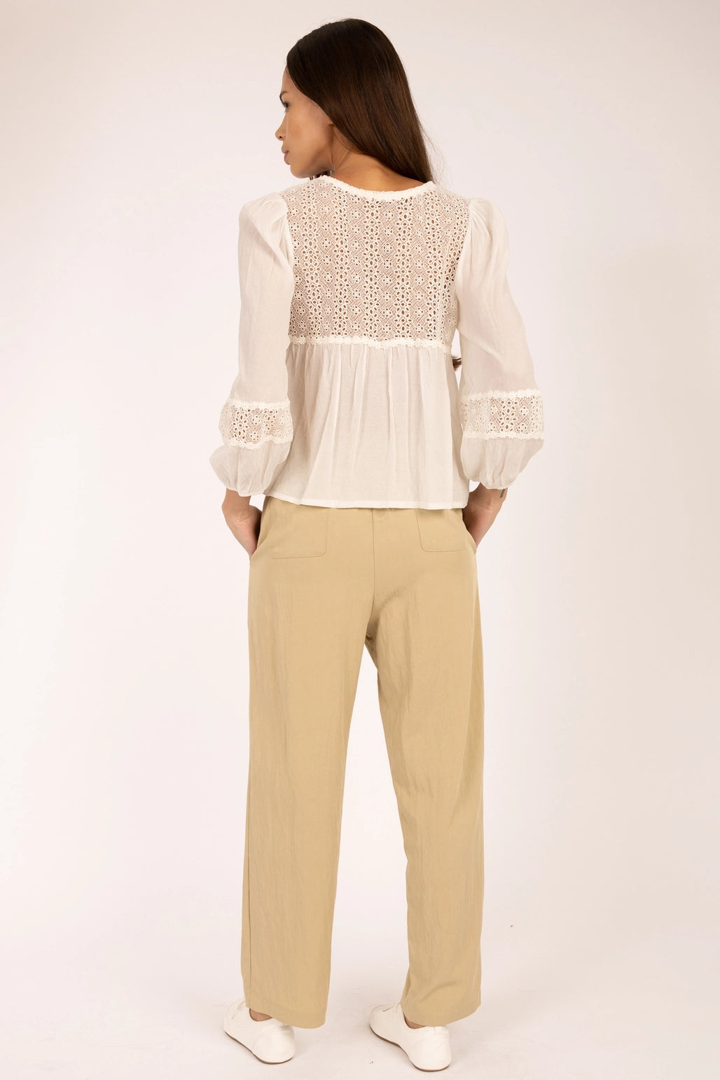 Eyelet Embroidered Blouse