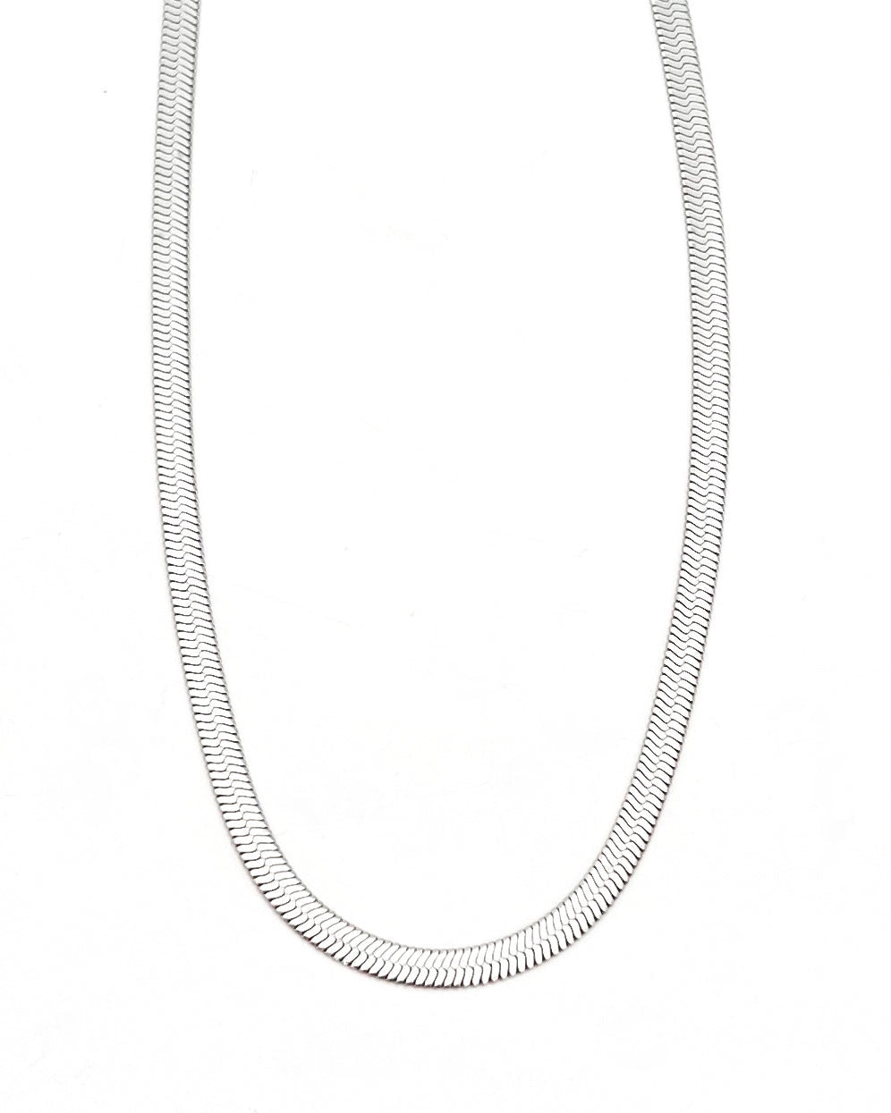 Lyra Herringbone Necklace