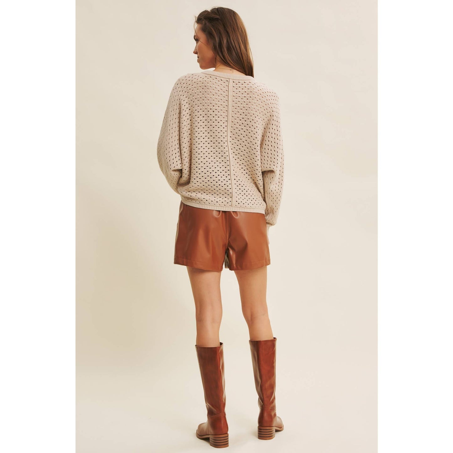 Textured Dolman Sweater