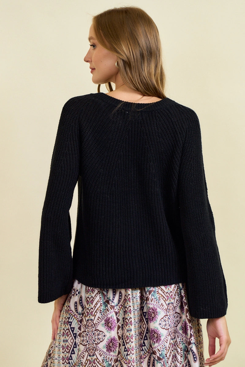 Midnight Haze Knit Cardigan