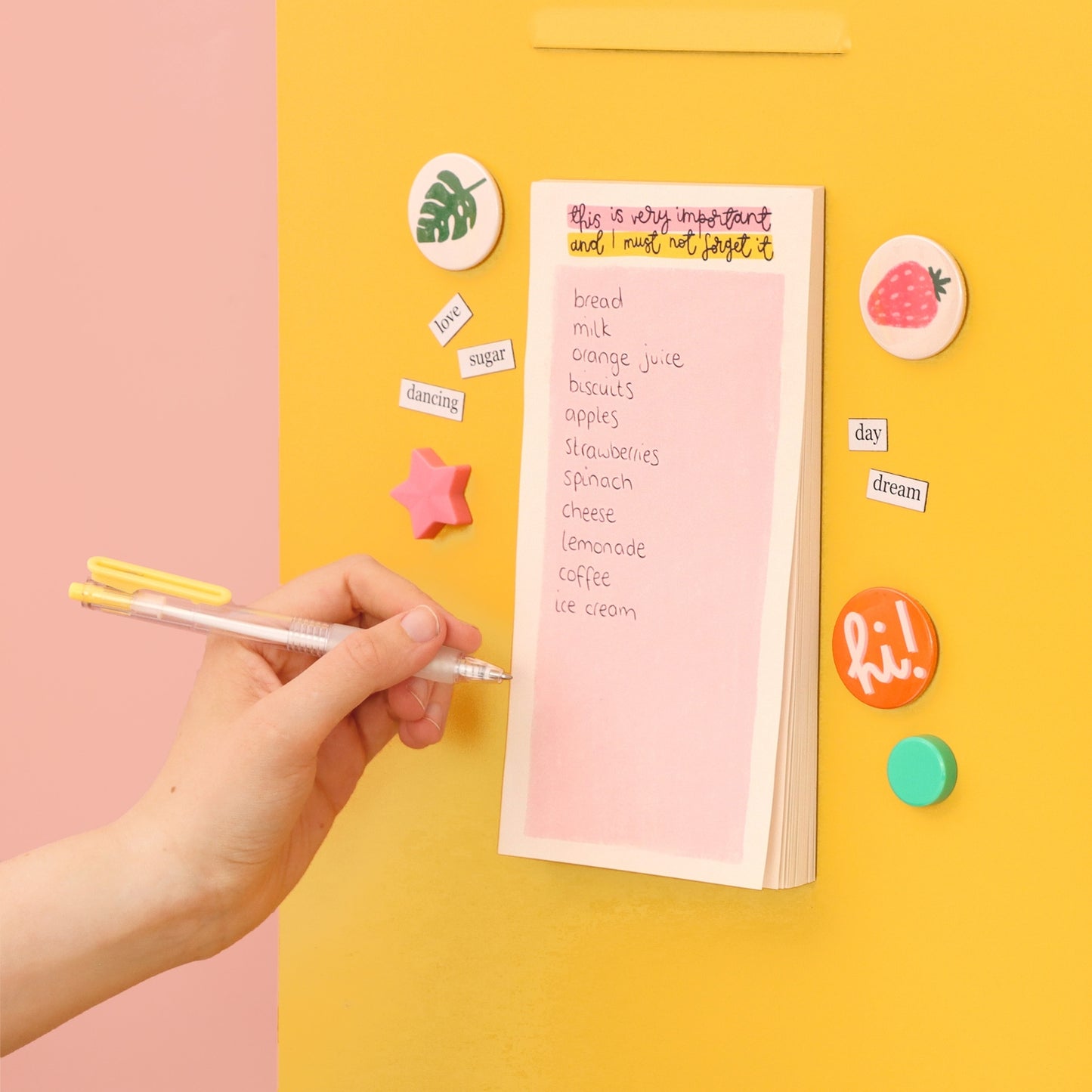 Magnetic To Do List - Very Important