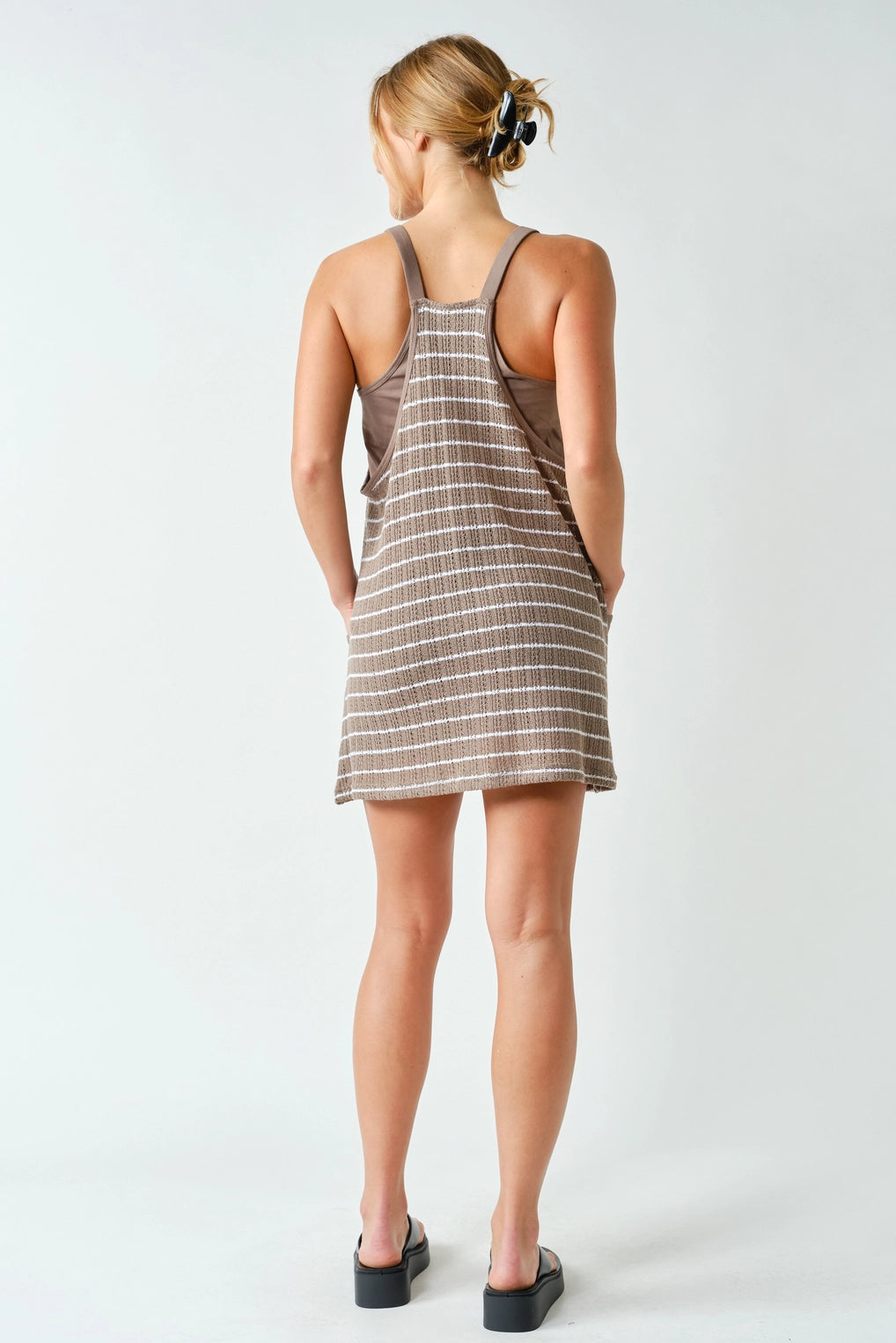 Mocha Crochet Dress