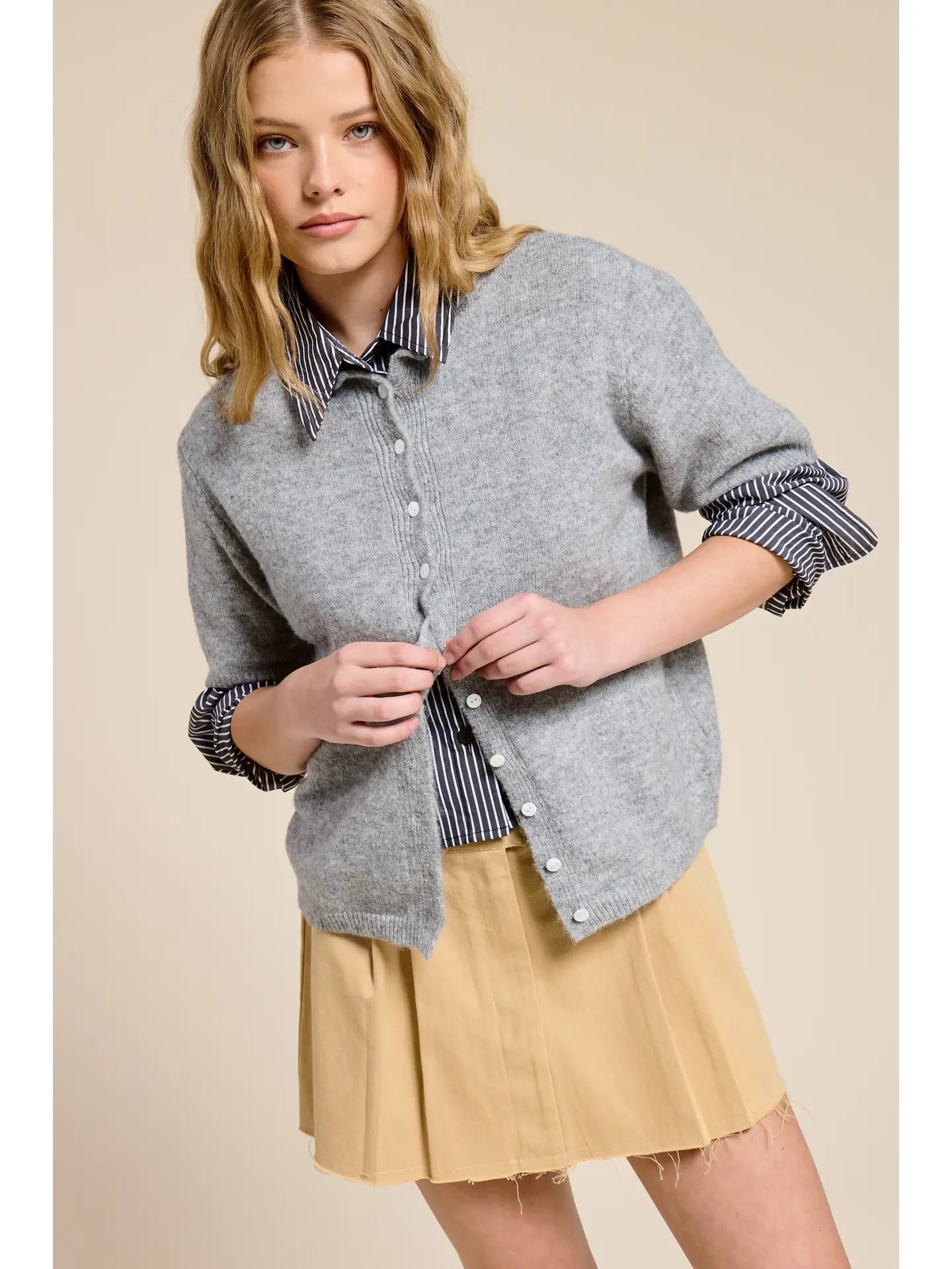 The Everyday Grey Cardigan