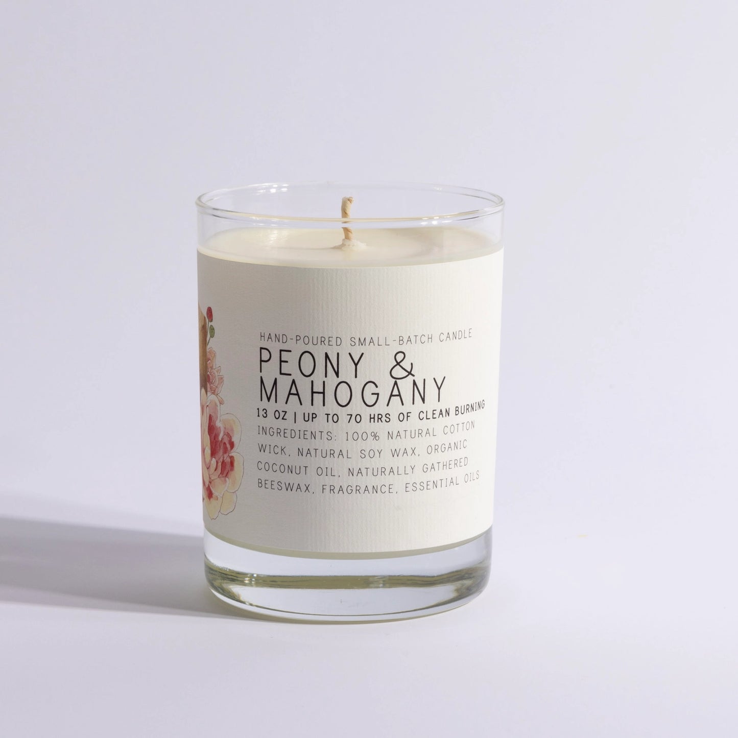 Peony & Mahogany Candle