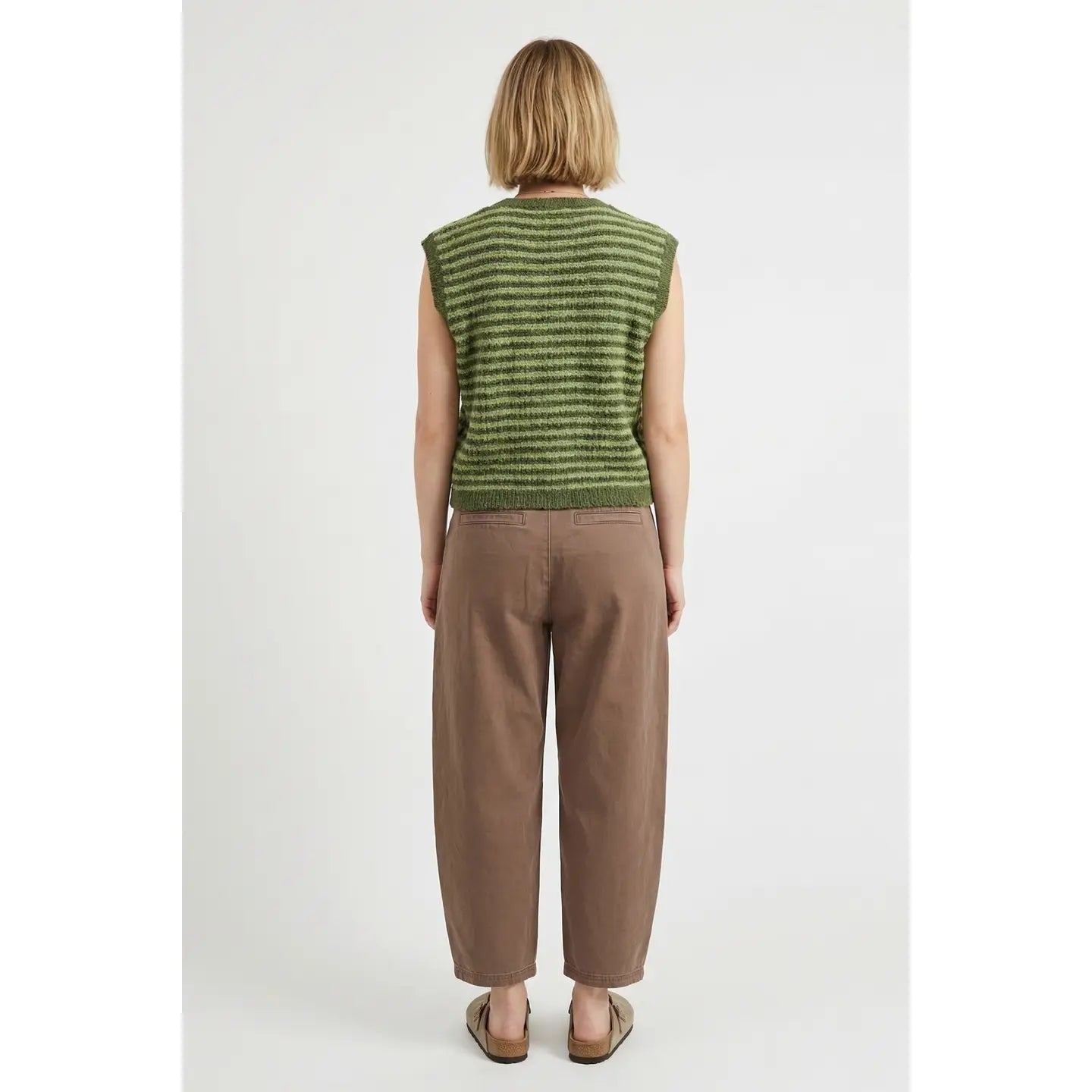 Mocha Utility Barrel Pants