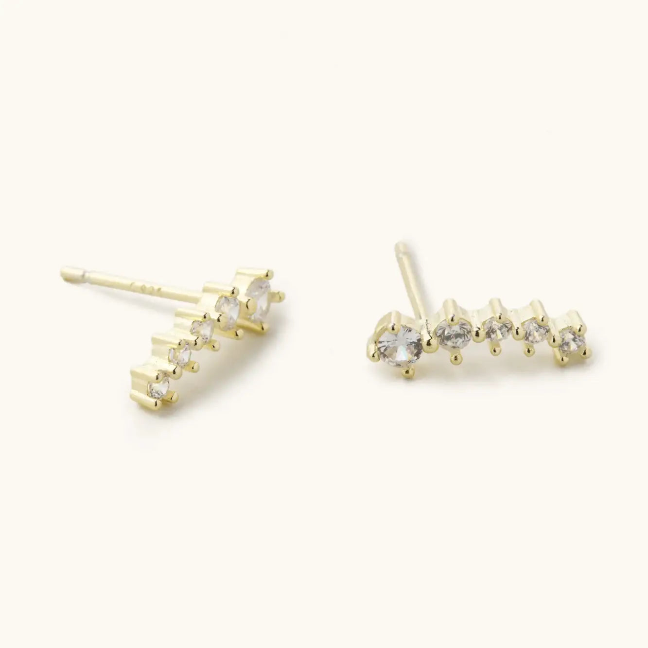Tully Micro Bar Studs I Gold
