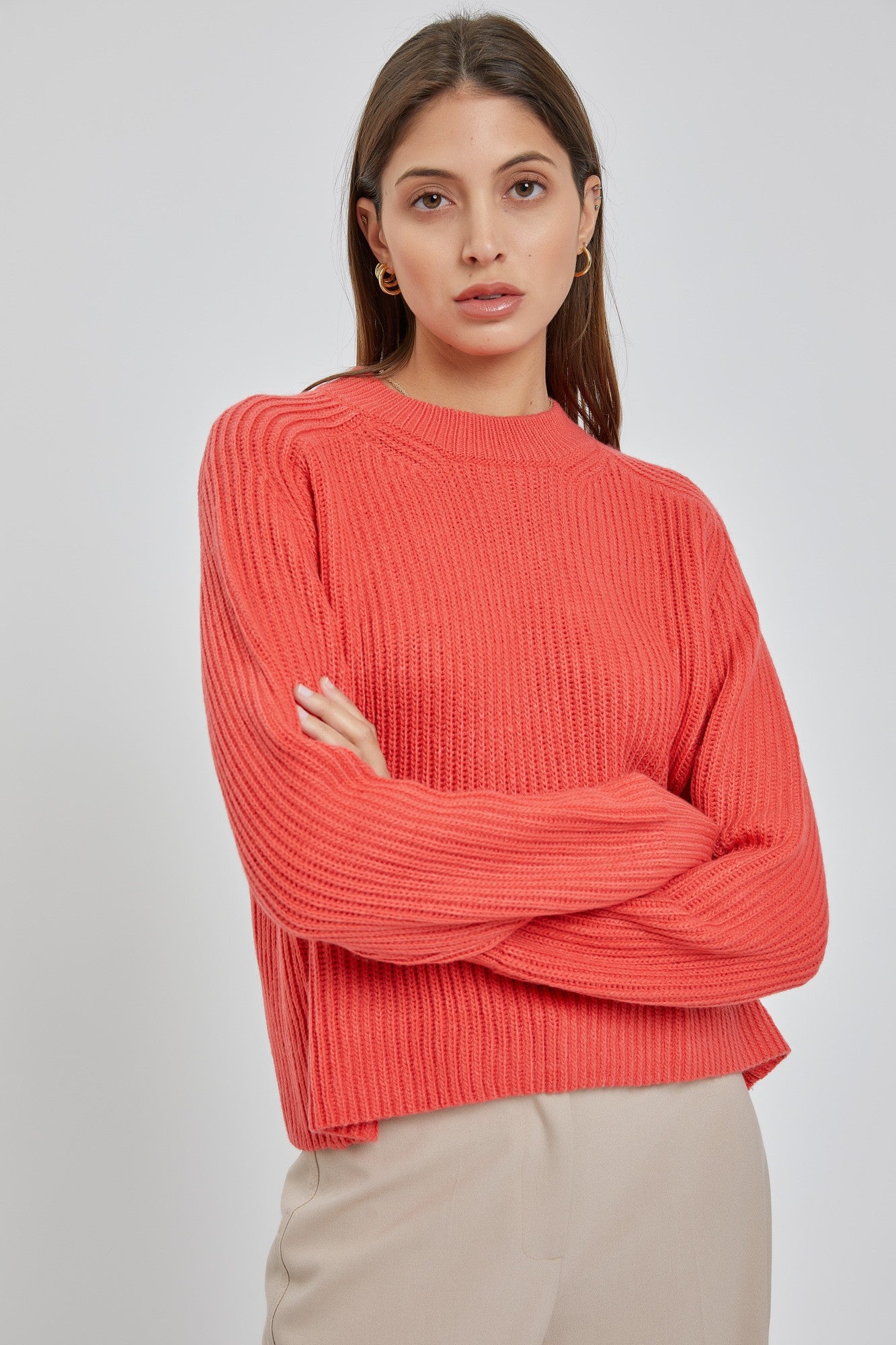 Easy Crew Sweater - Cherry