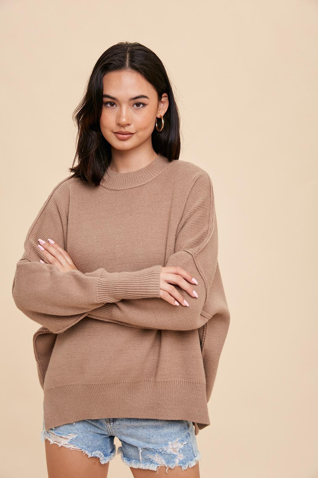 Oversized Crewneck Sweater