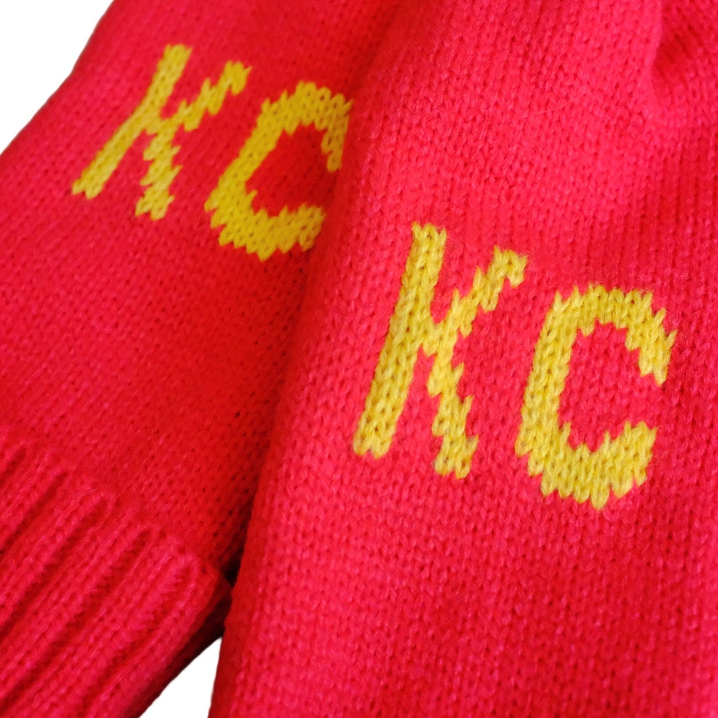 Red KC Mittens