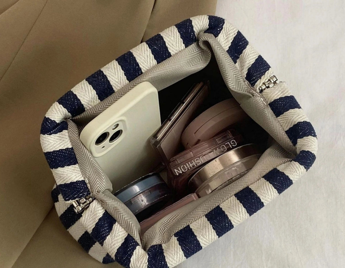 Classic Stripe Pouch