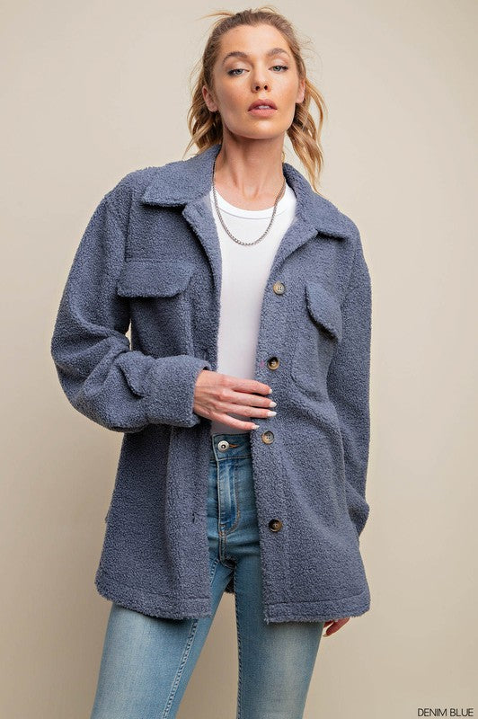 Teddy Fleece Shacket