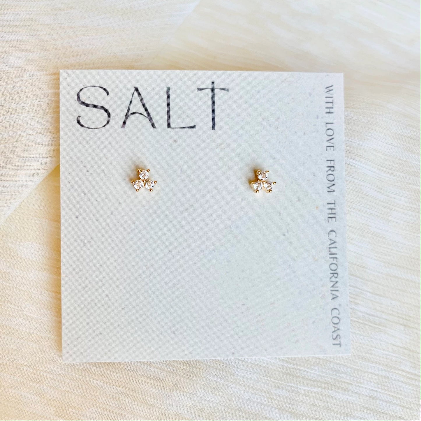 Trinity Studs | Dainty Stud Earrings