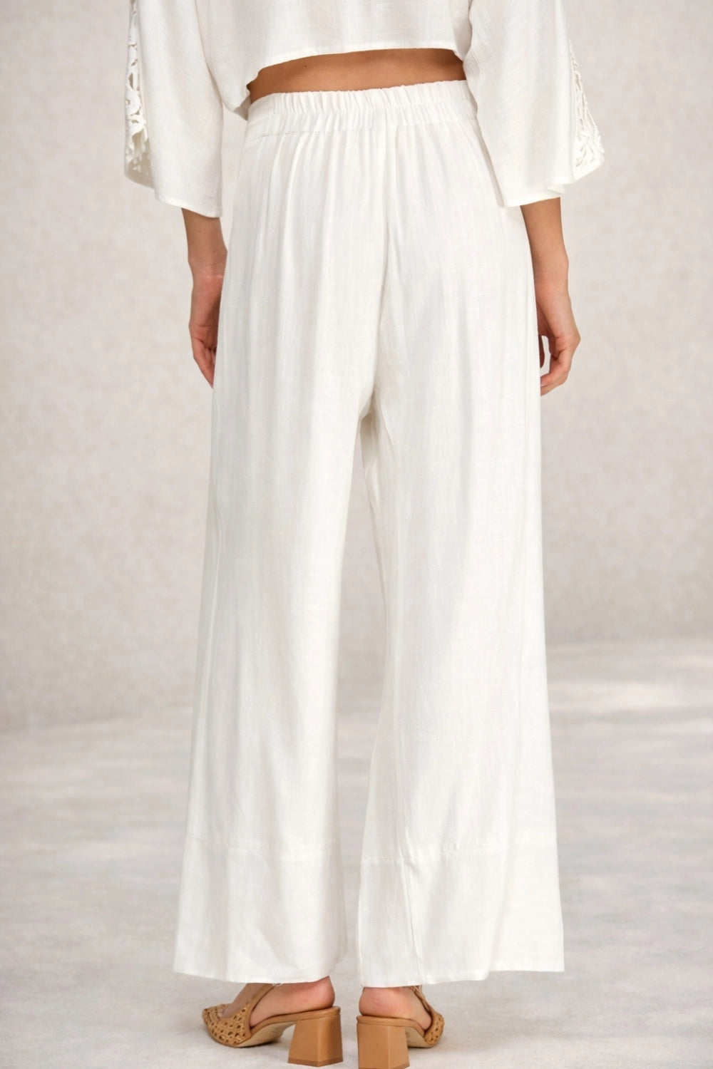Linen Wide Leg Pants