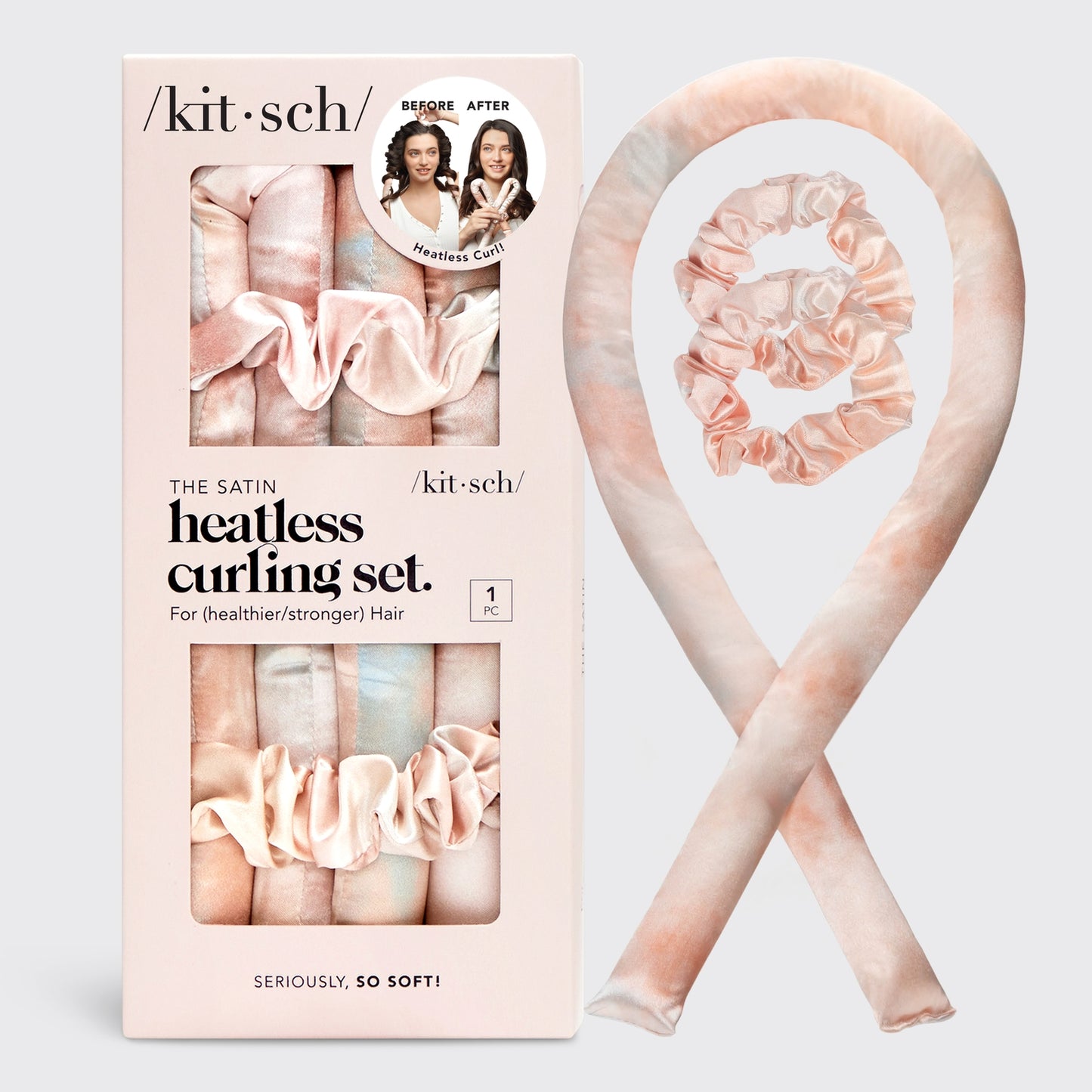 Kitsch Satin Heatless Curling Set