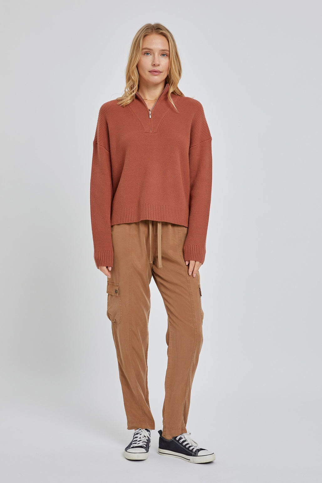 Half Zip Pullover Sweater