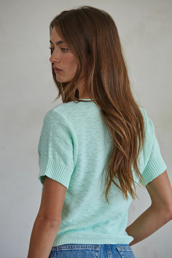 Spring Short Sleeve Cardi