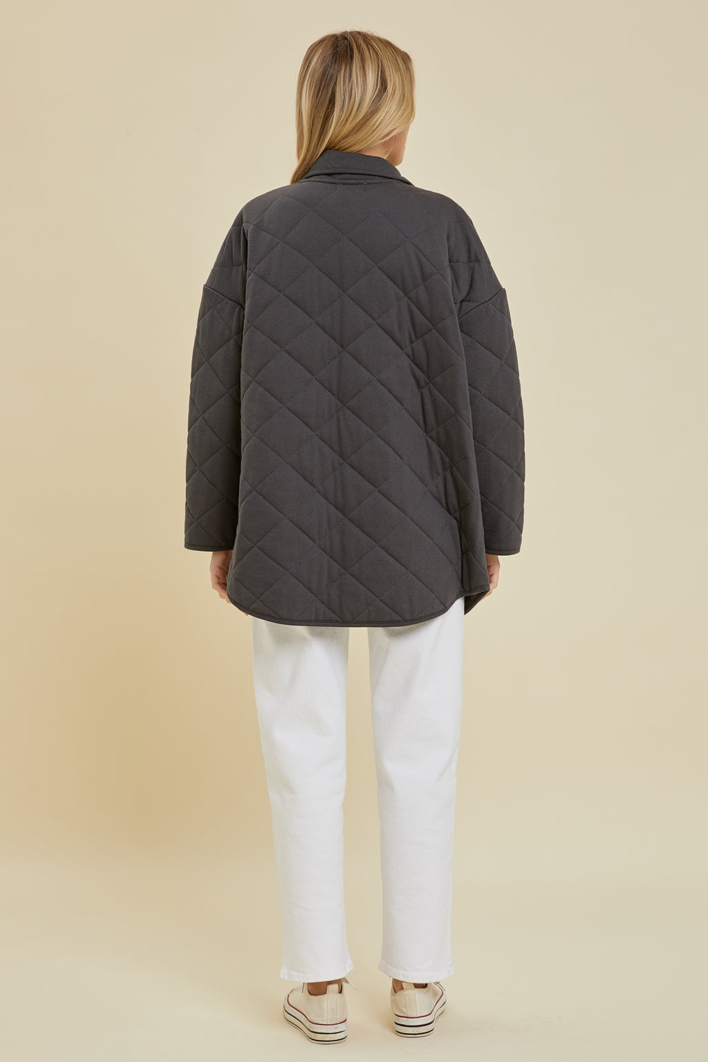 Button Down Parka - Black