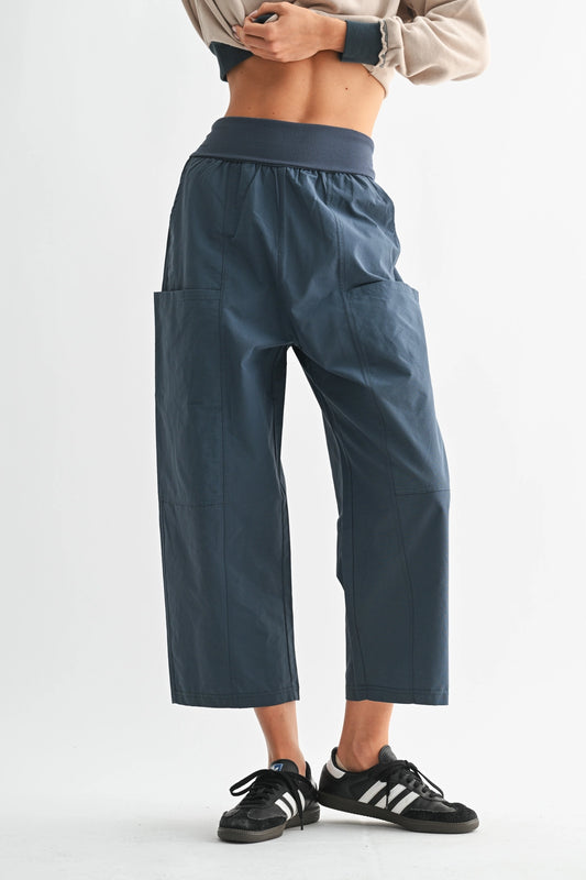 Wide Leg Cropped Pants