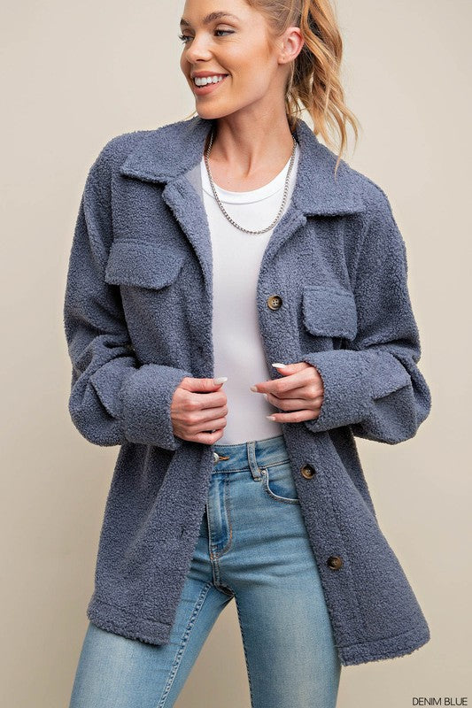Teddy Fleece Shacket