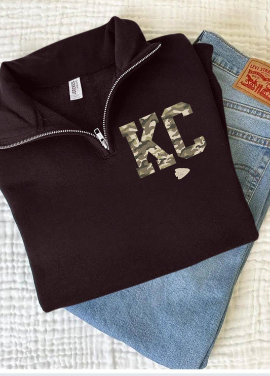 Camo KC | Quarter Zip