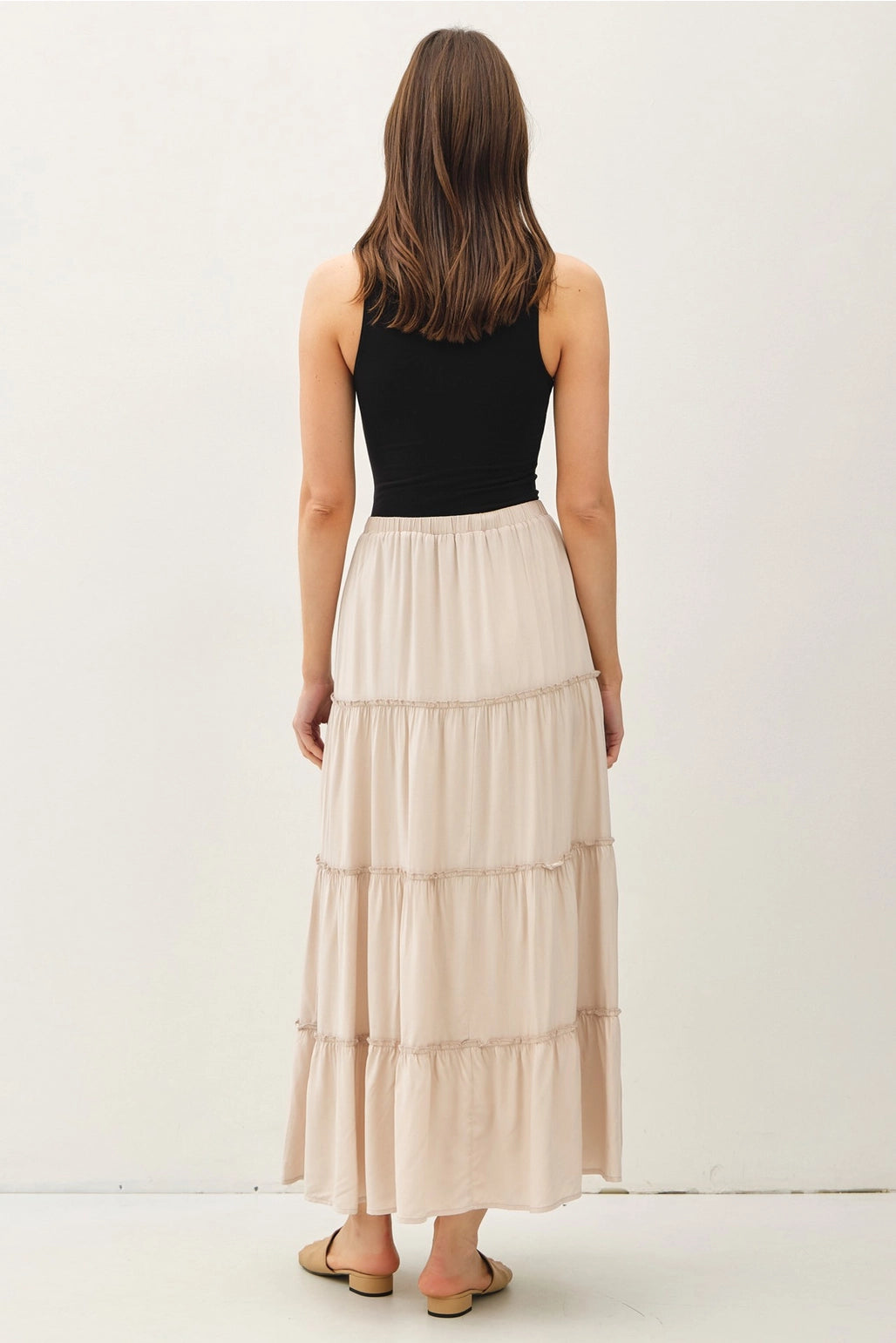 Tiered Maxi Skirt
