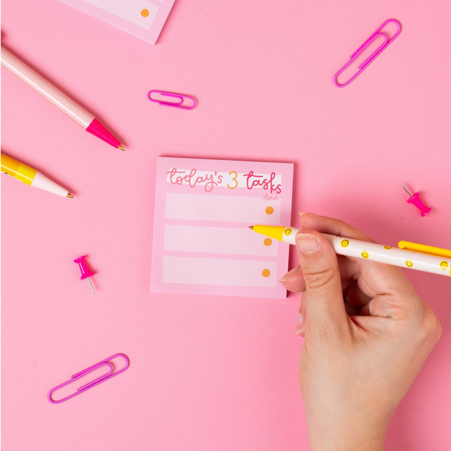 Memo Pad - Today's 3 Tasks